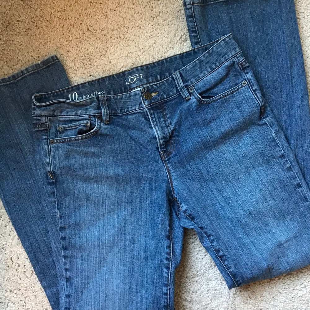 Ann Taylor Loft Original Bootcut Jeans size 10